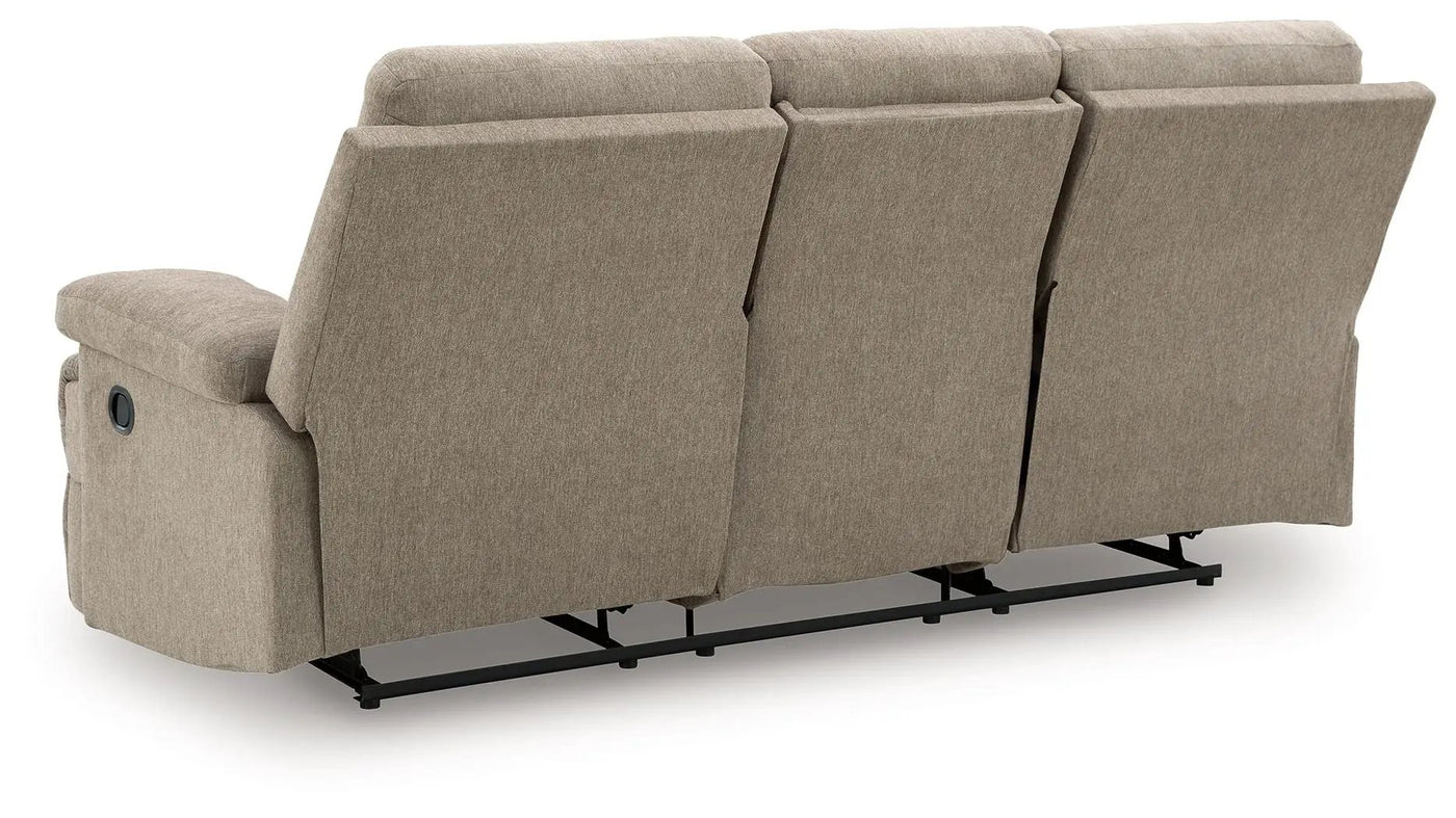 Side-Swipe - Reclining Sofa With Drop Down Table by Unique Piece Furniture