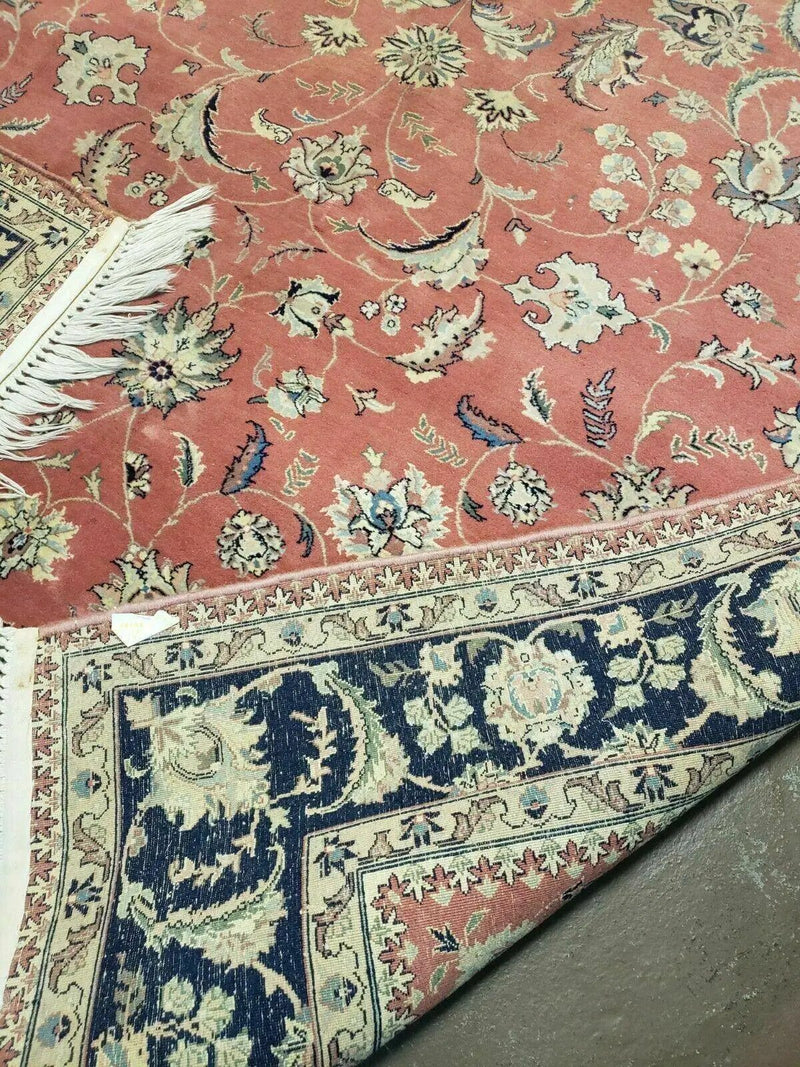 6' X 9' Vintage Fine Oriental Floral Handmade Wool Rug Vegetable Dyes Red Nice by Jewel Rugs