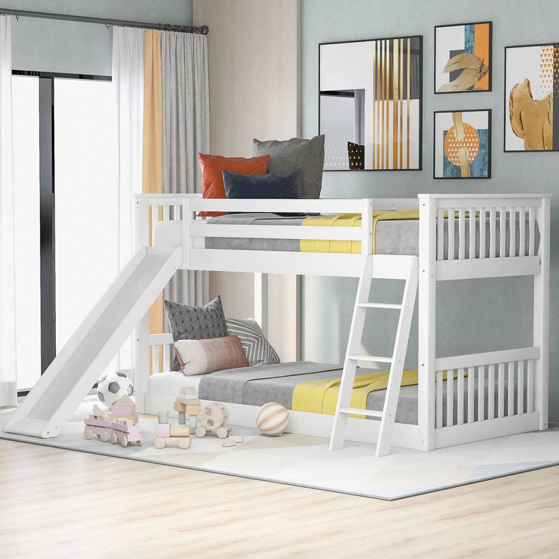 Bunk Bed & Convertible Slide And Ladder by HouseOfZazla