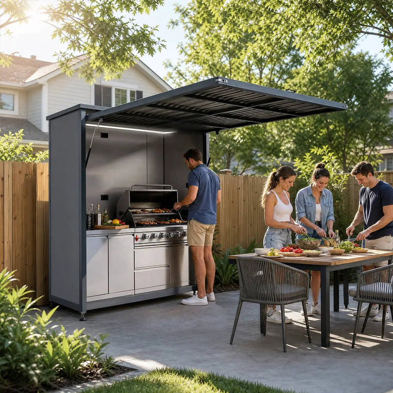 3ftx7ft BBQ House Outdoor Kitchen by Chery Industrial