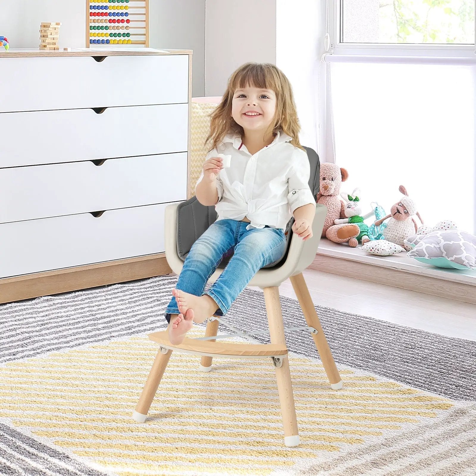 Outdoor Kids Play Kitchen Set Wooden Toy Kitchen Playset with Removable Sink by DirectDeals