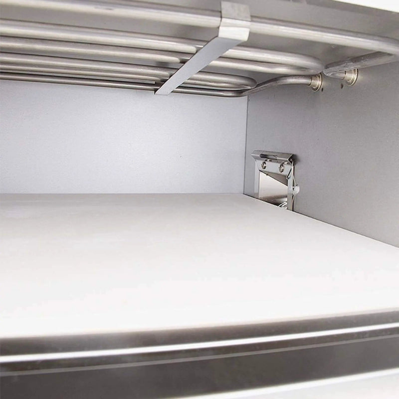 Heavy-Duty 3KW Electric Commercial Stainless Steel Double Deck Pizza Oven (SAK81427) by SAKSBY WHOLESALE