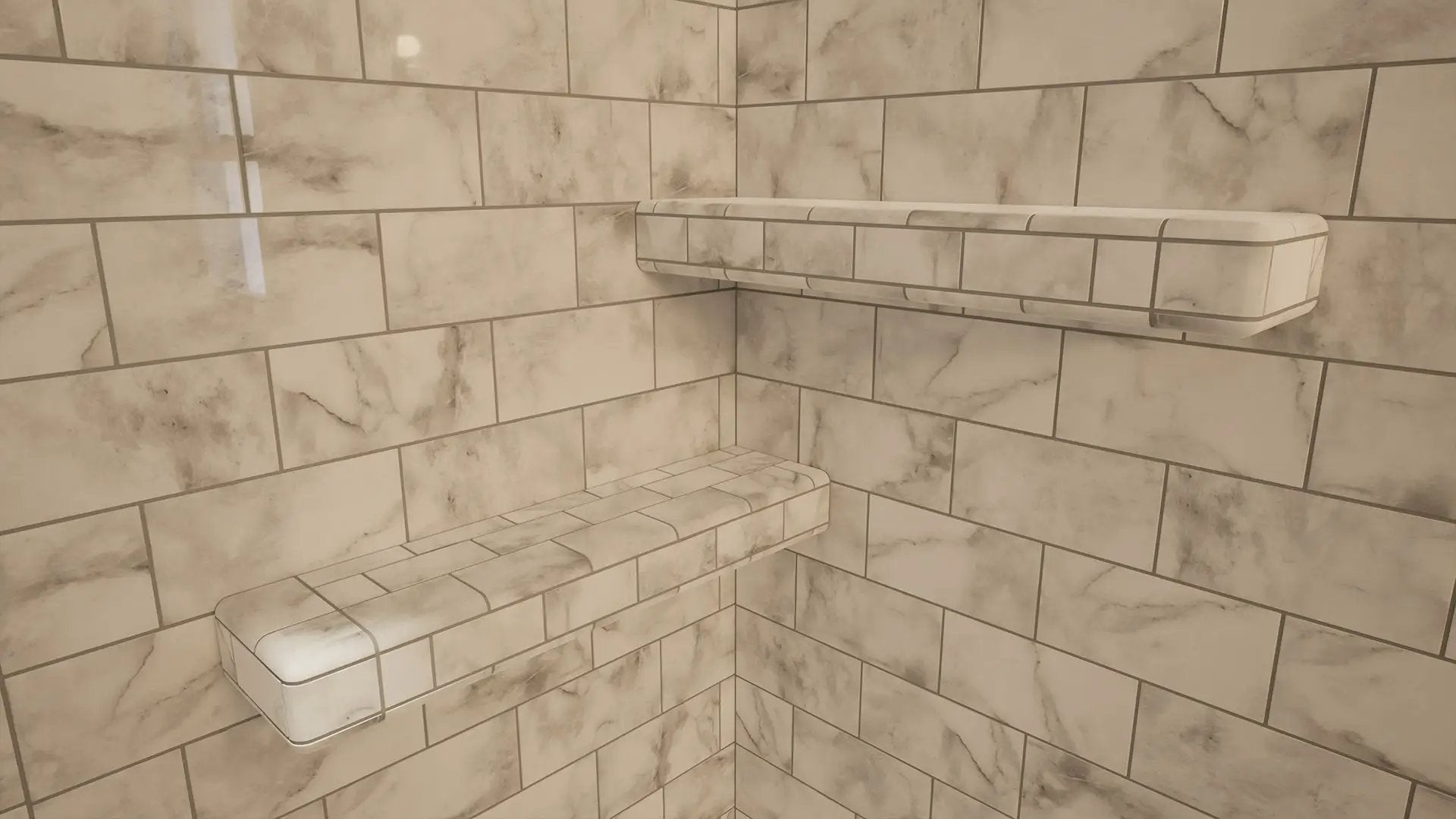 The Original™ Deluxe 38" x 60" Shower Conversion Kit with Orange Waterproof Board by The Original Granite Bracket