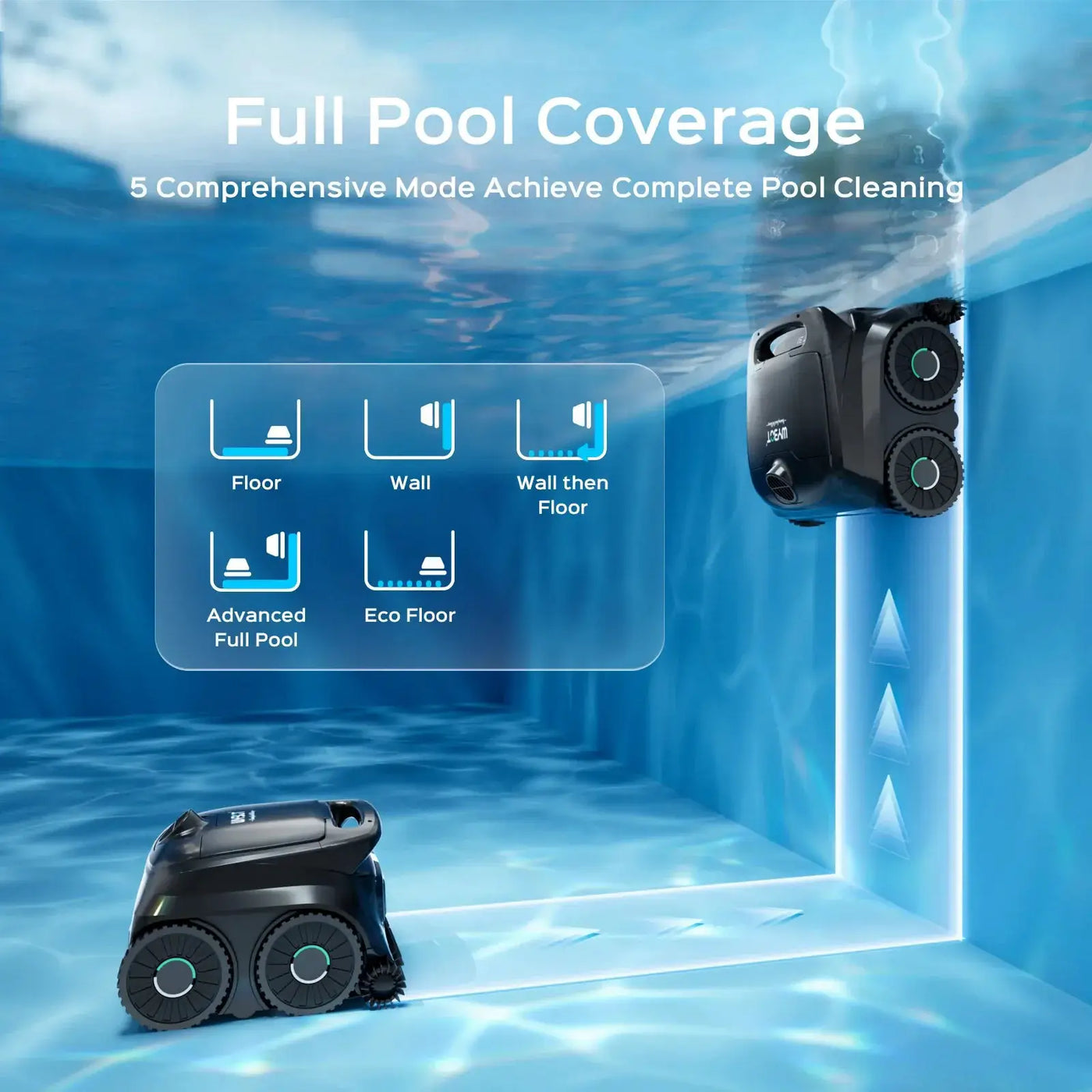 WYBOT B1 Cordless Robotic Pool Cleaner by WYBOT