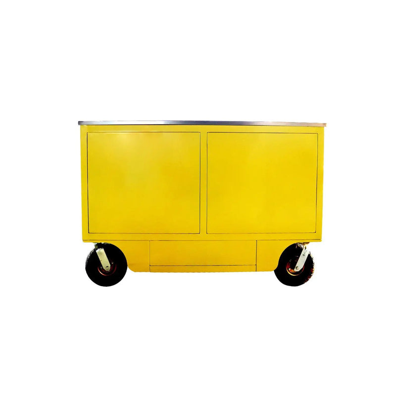 4.5ft Heavy Duty Mobile Workbench with 7 Drawers & 2 Cabinets by Chery Industrial