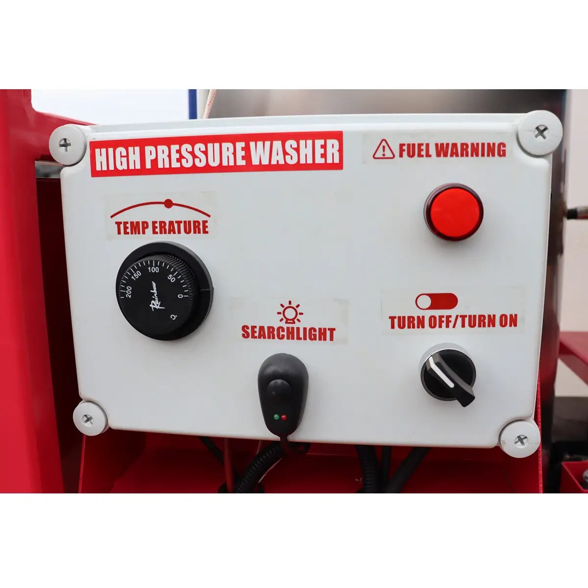 Industrial 4000 PSI Hot Water Pressure Washer with 436 Gal Water Tank by Chery Industrial