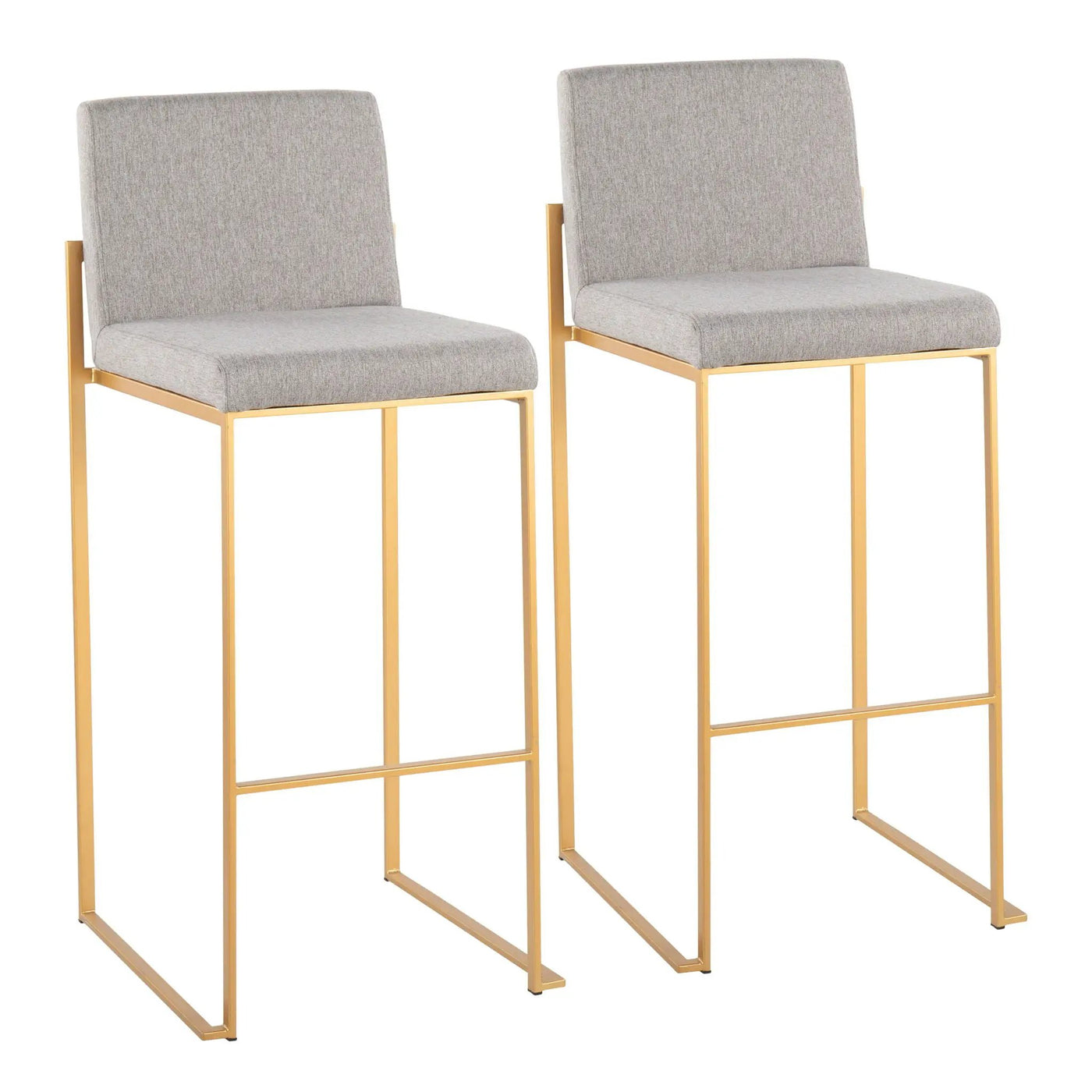 Fuji - Contemporary Design High Back Barstool by HouseOfZazla