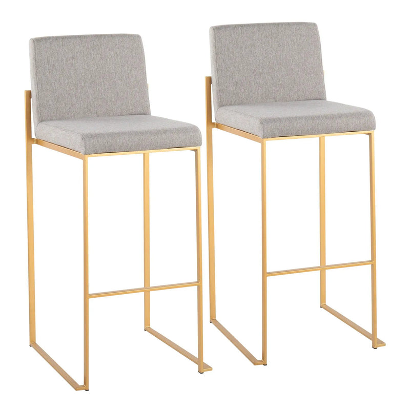 Fuji - Contemporary Design High Back Barstool by HouseOfZazla