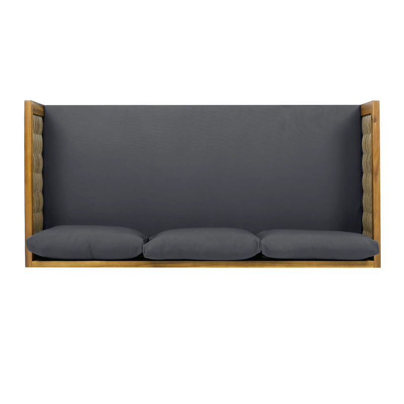Claremont 3 Seater Daybed With Rattan Arms by HouseOfZazla