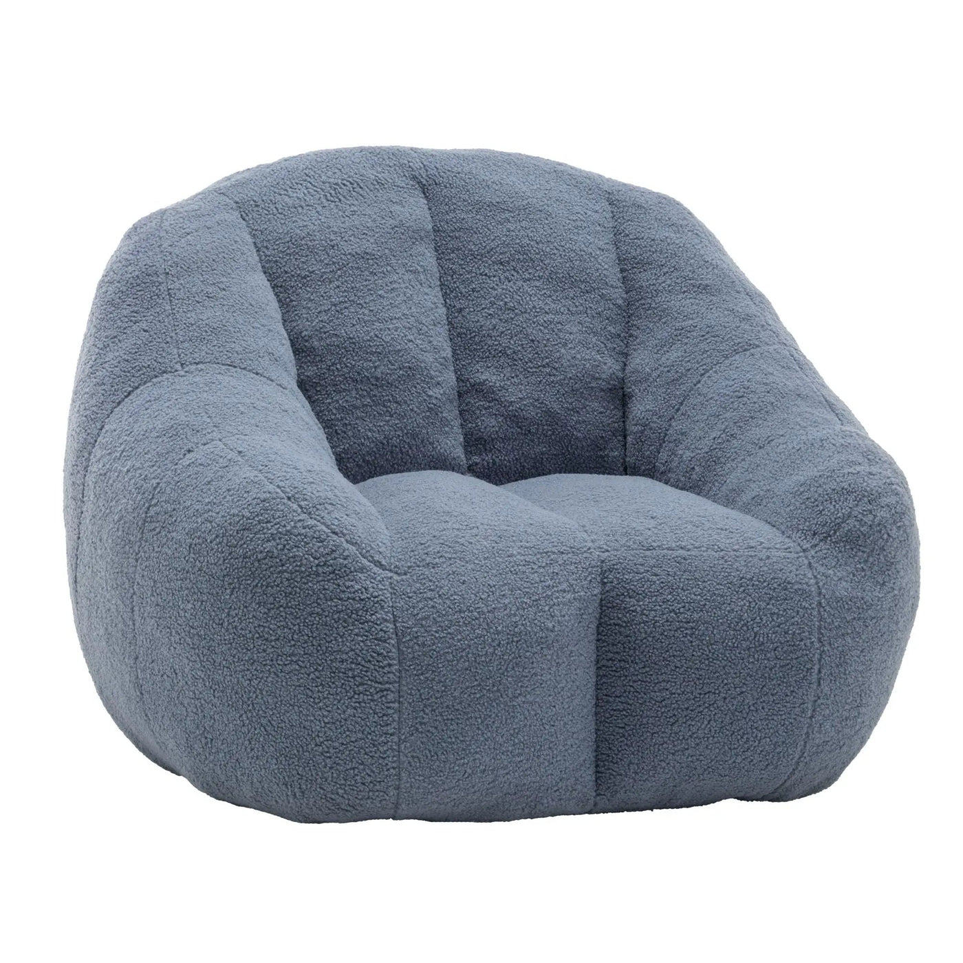 Comfy Bean Bag Chair With Memory Foam Filler, Tufted Soft by HouseOfZazla