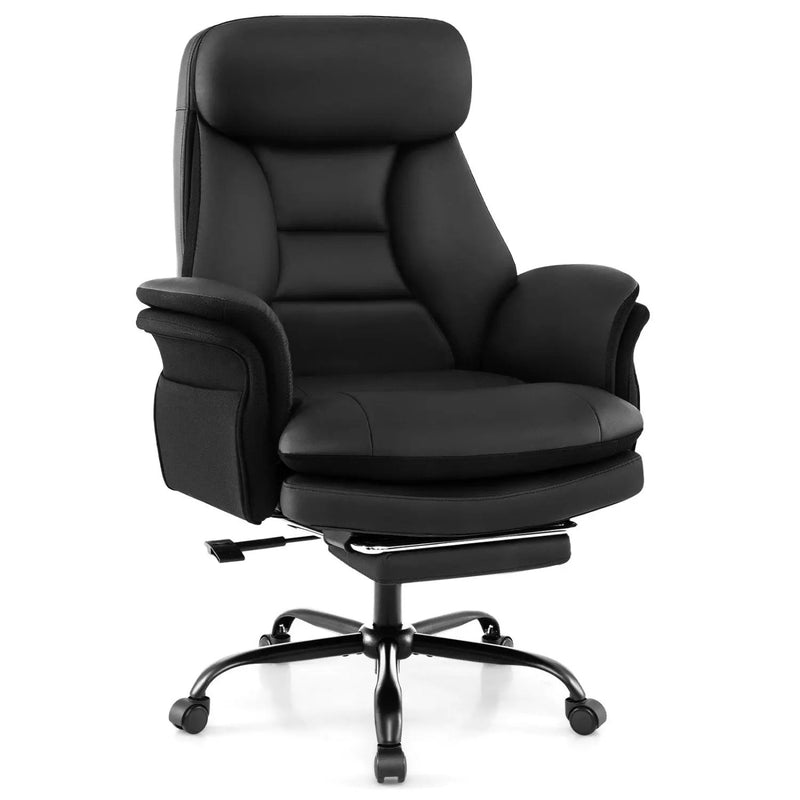 Big and Tall Office Chair with Footrest – 400 LBS Capacity by DirectDeals