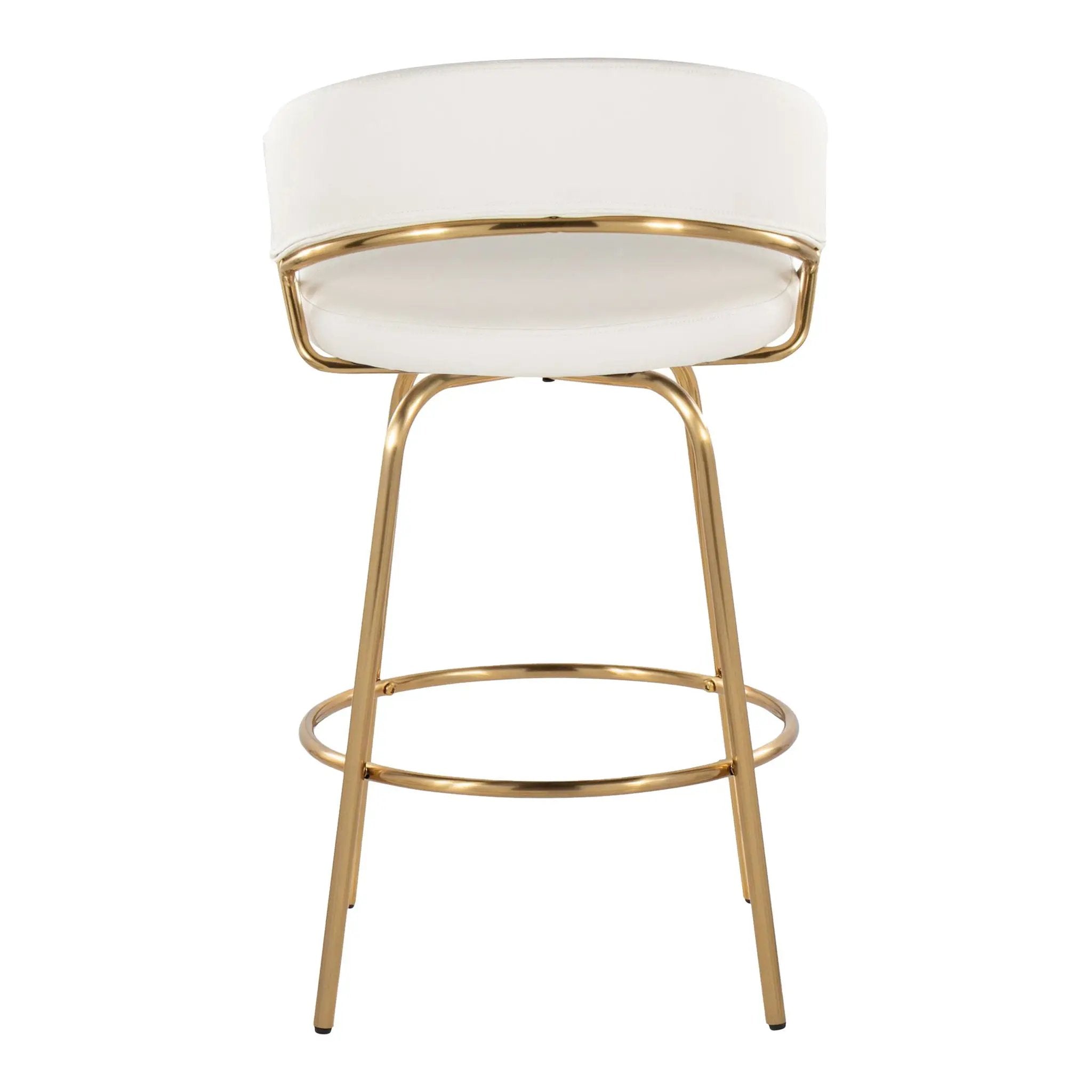 Jie - Glam Fixed Height Counter Stool (Set of 2) by Unique Piece Furniture