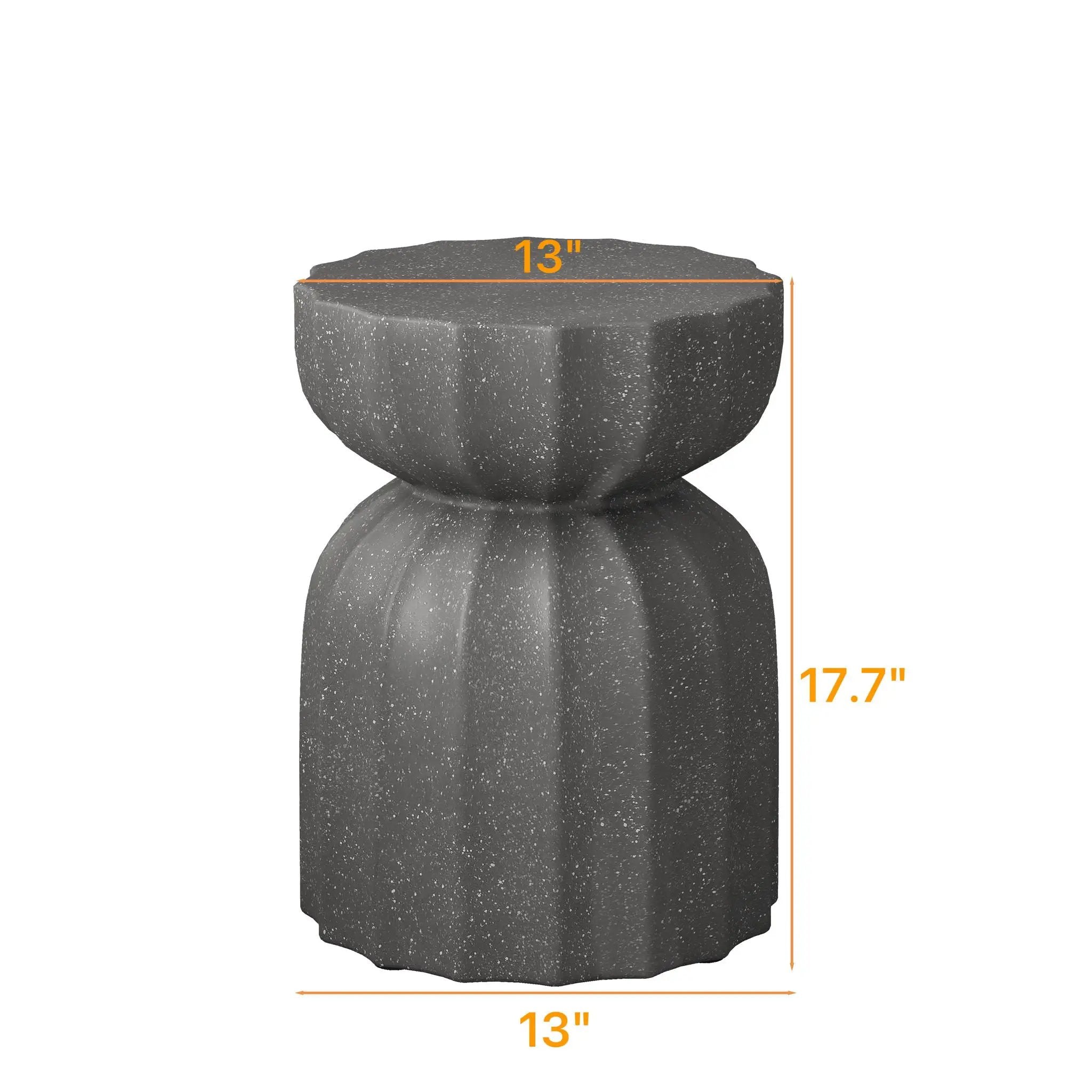 Outdoor And Indoor Waterproof Coffee Table (Set of 2) - Gray by Unique Piece Furniture