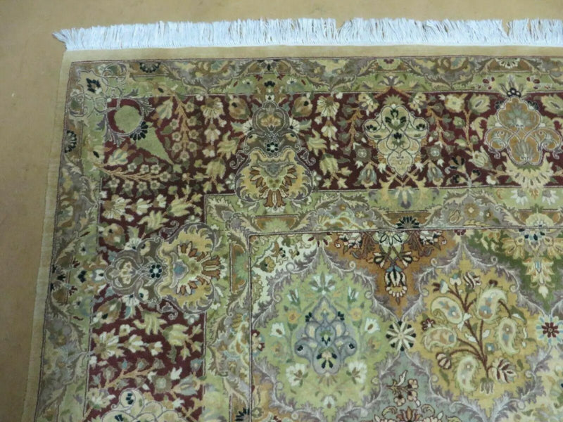8' X 10' Safavieh Handmade Pakistan Oriental Floral Wool Rug Hand Knotted Organic by Jewel Rugs