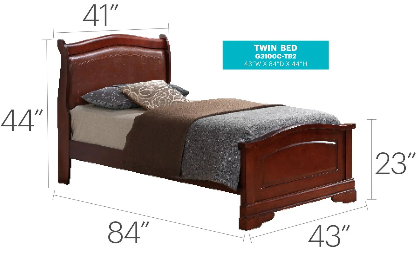 Panel Sleigh Bed Elegantly Crafted by HouseOfZazla