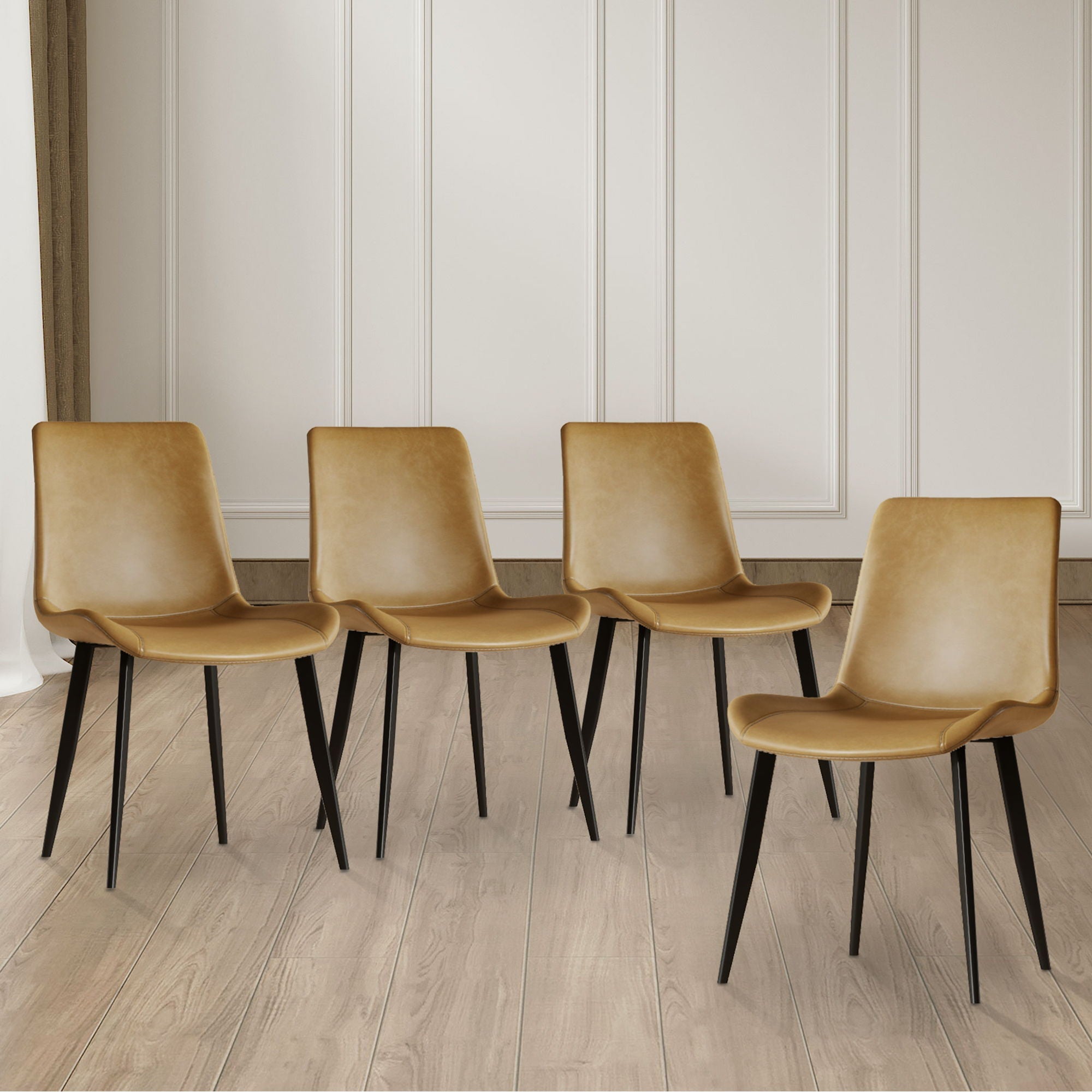Modern Dining Chair With Carbon Steel Legs by HouseOfZazla