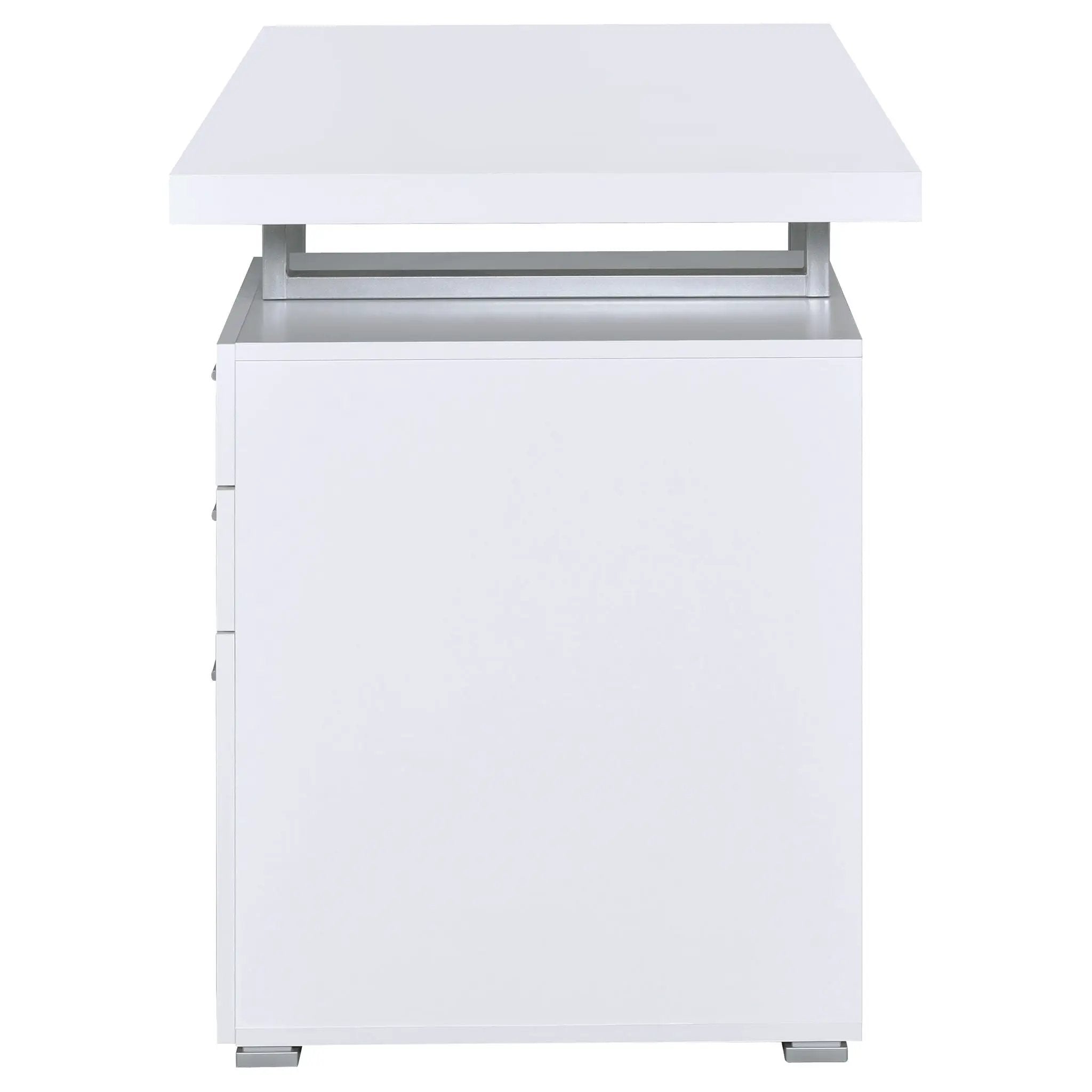 Brennan 47-inch 3-drawer Office Computer Desk White by Unique Piece Furniture