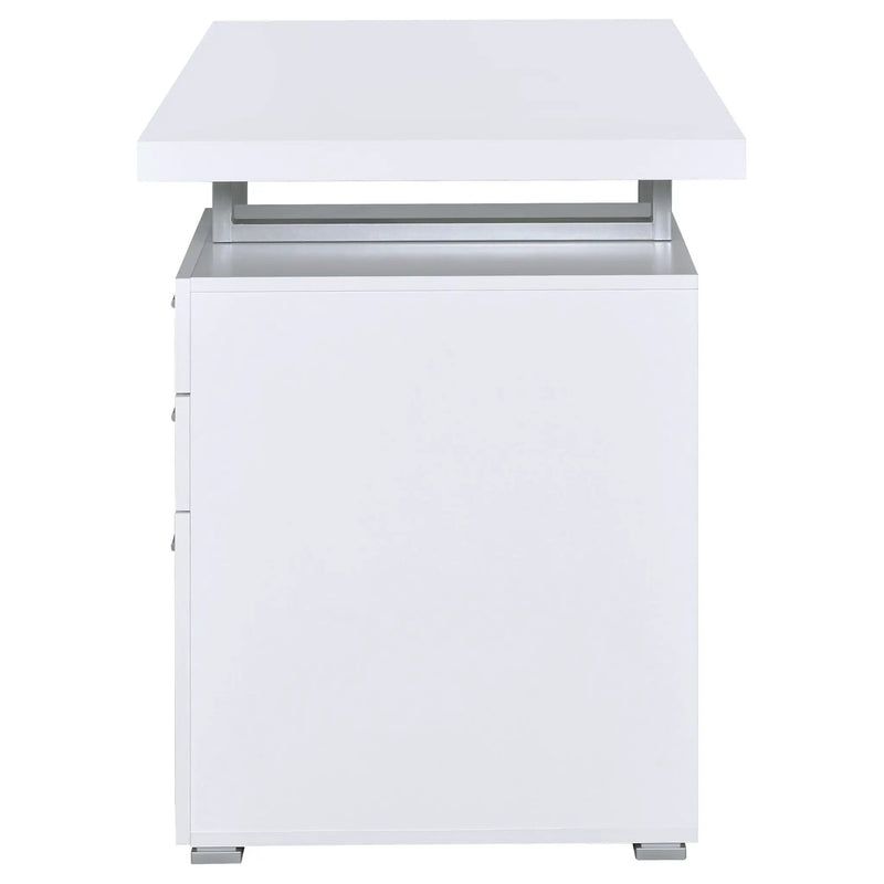 Brennan 47-inch 3-drawer Office Computer Desk White by Unique Piece Furniture
