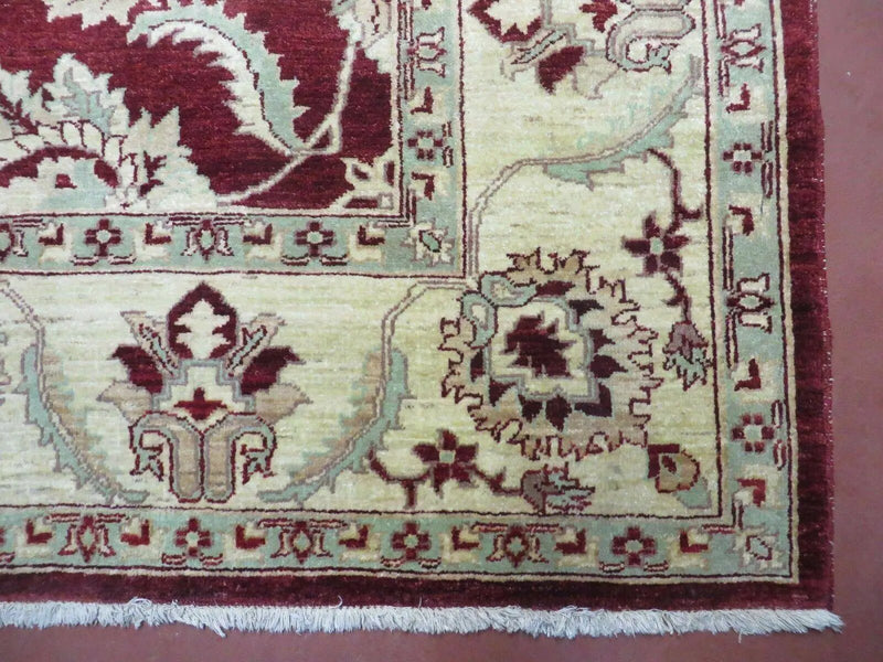 8' X 10' Vintage Fine Handmade Peshawar Agra Chobi Rug by Jewel Rugs