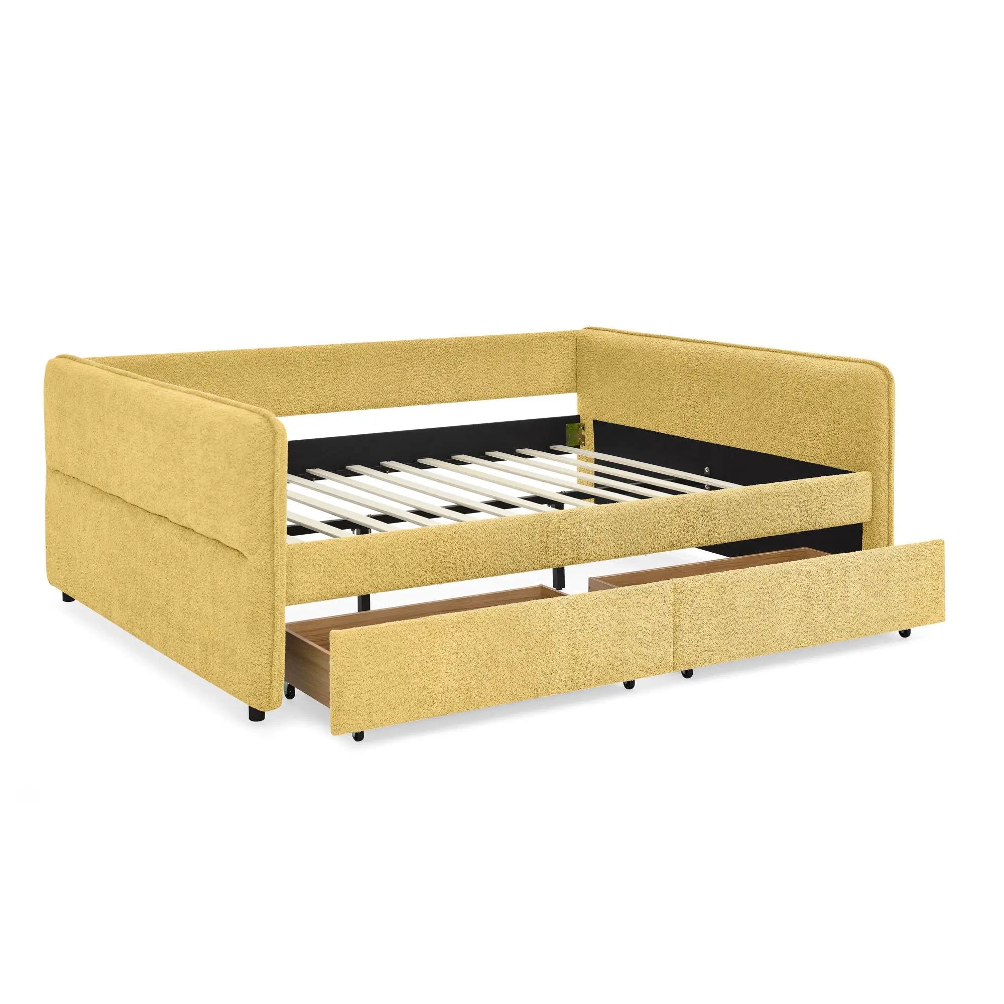 Upholstered Daybed & 2 Drawers by Unique Piece Furniture