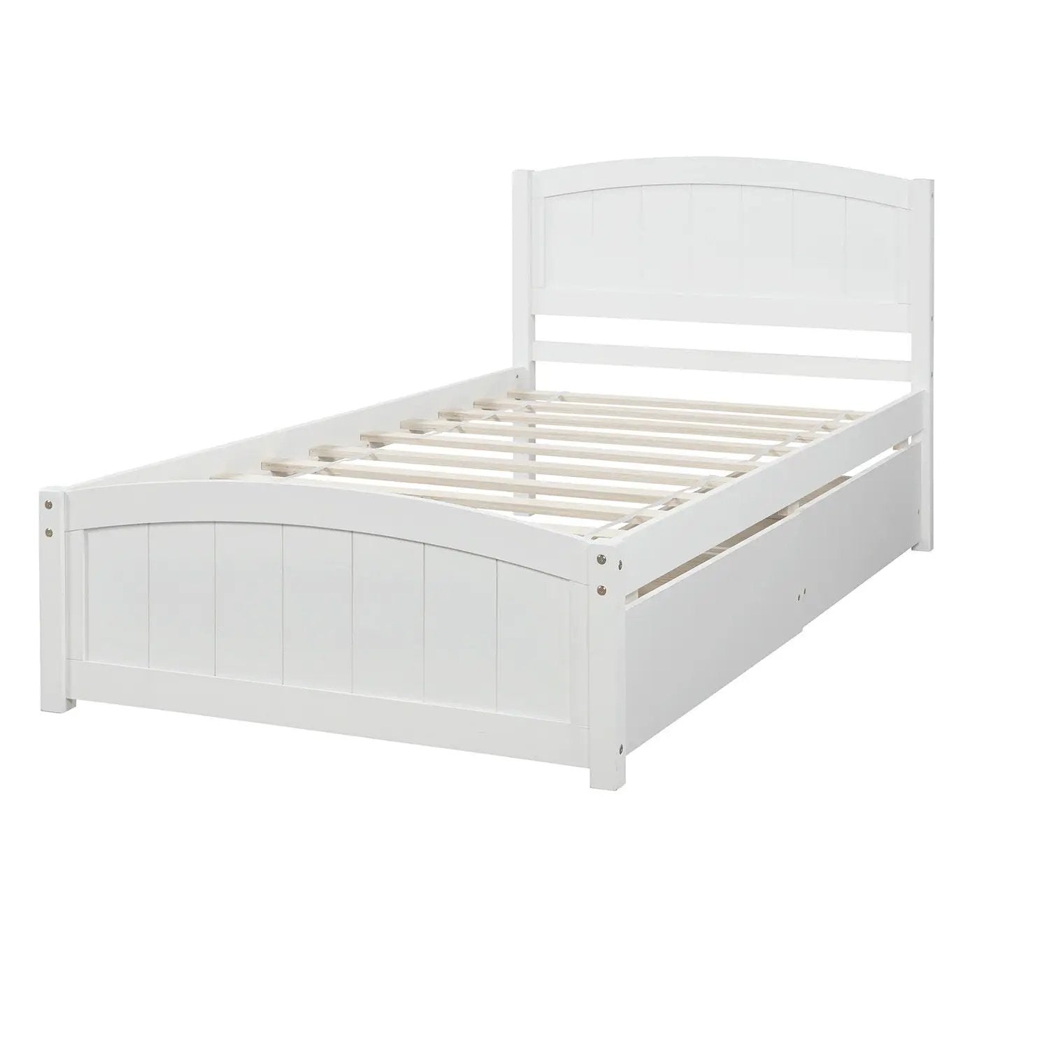 Platform Bed & Headboard, Footboard And Wood Slat Support by HouseOfZazla