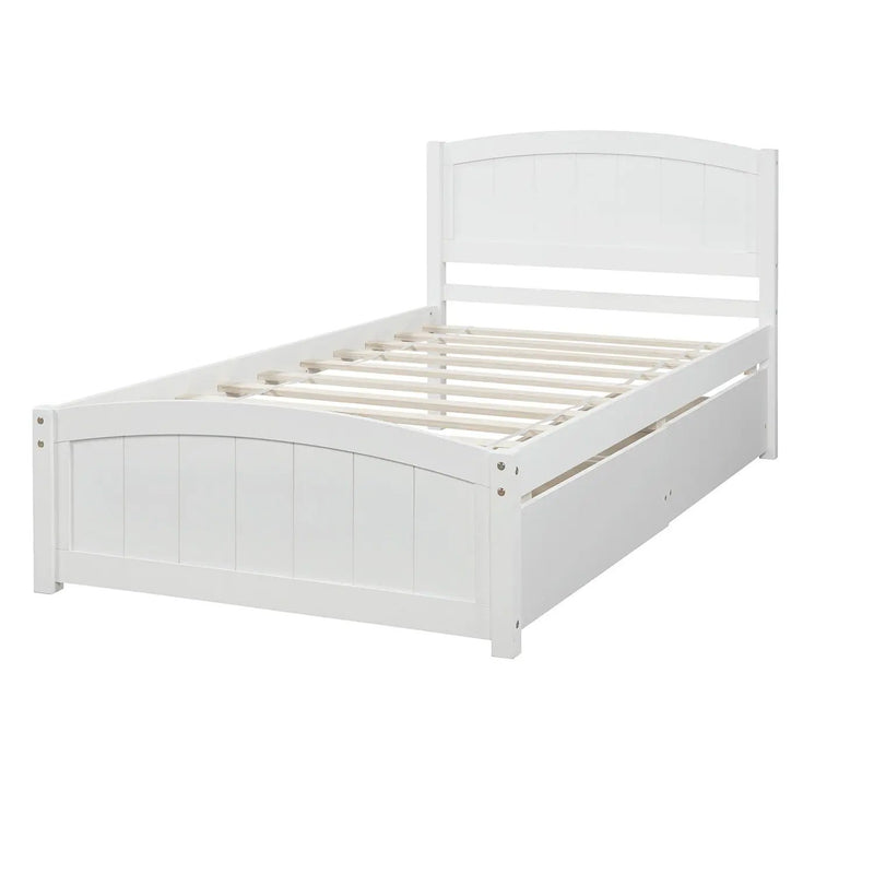 Platform Bed & Headboard, Footboard And Wood Slat Support by HouseOfZazla