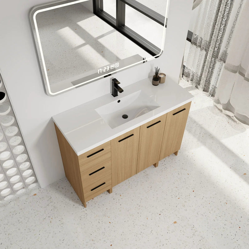 Floating Bathroom Vanity With Sink, Modular Cabinet by Unique Piece Furniture