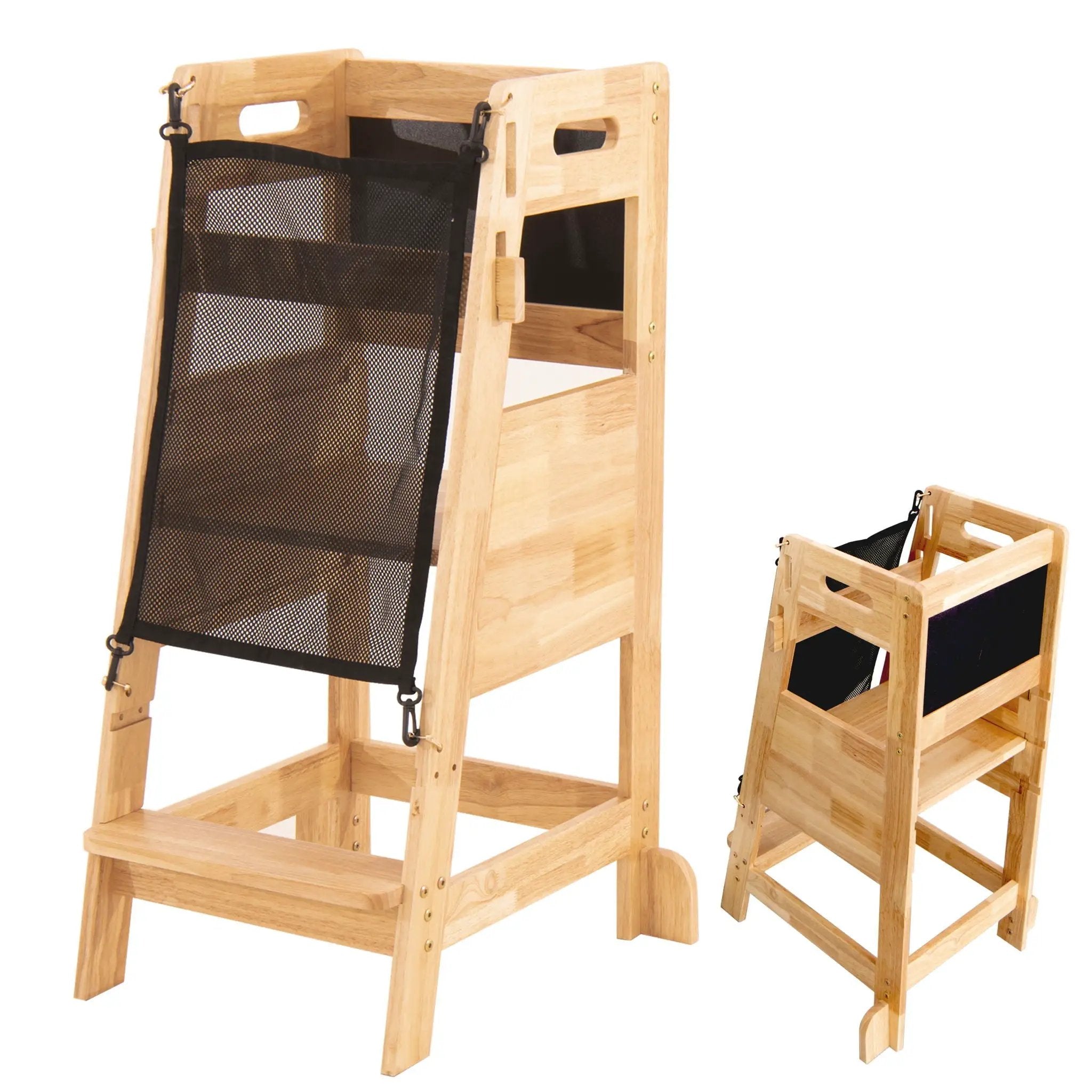 Solid Wood Learning Tower - Wood by HouseOfZazla