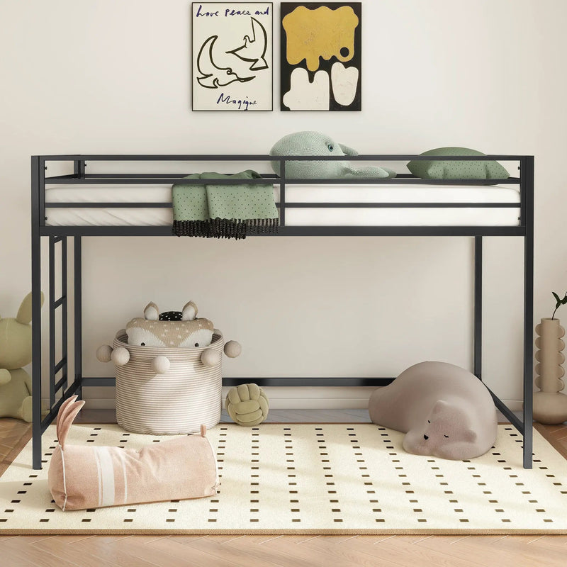 Adam - Twin Loft Bunk - Black by Unique Piece Furniture