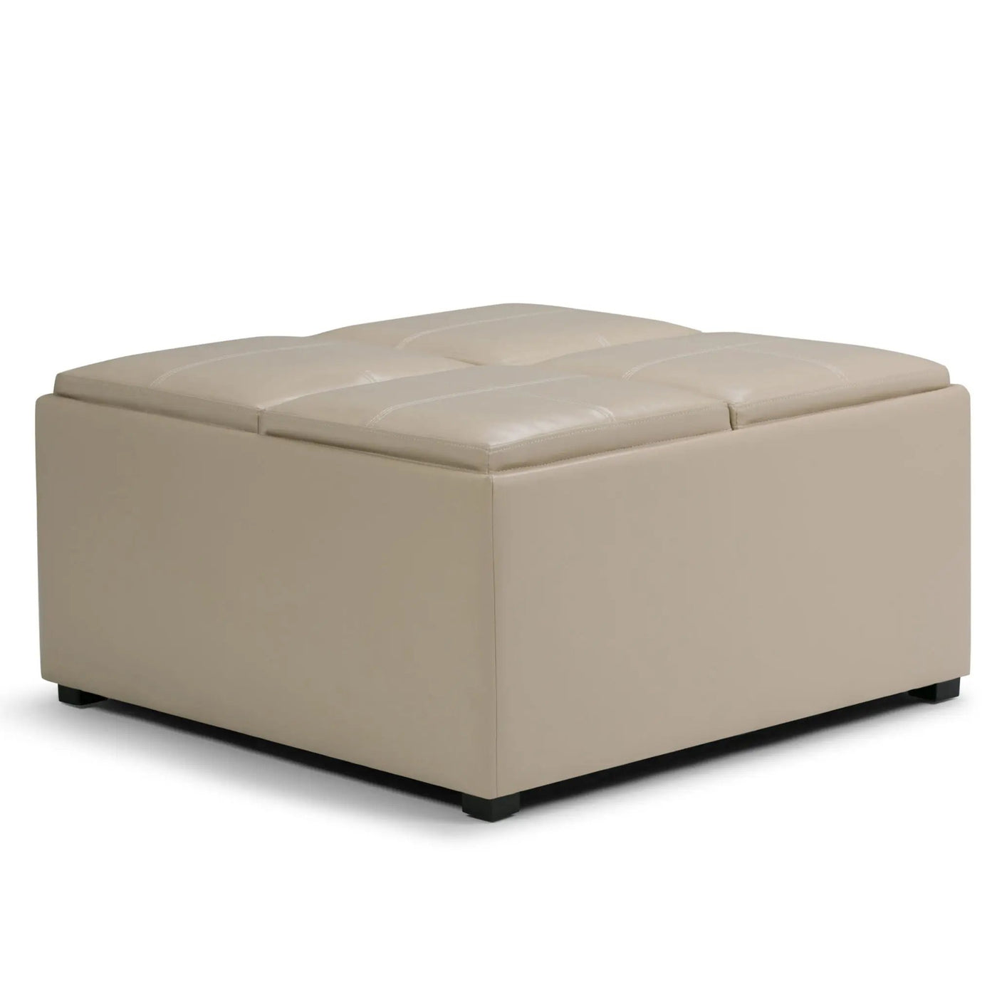 Avalon - Square Coffee Table, Storage Ottoman by HouseOfZazla