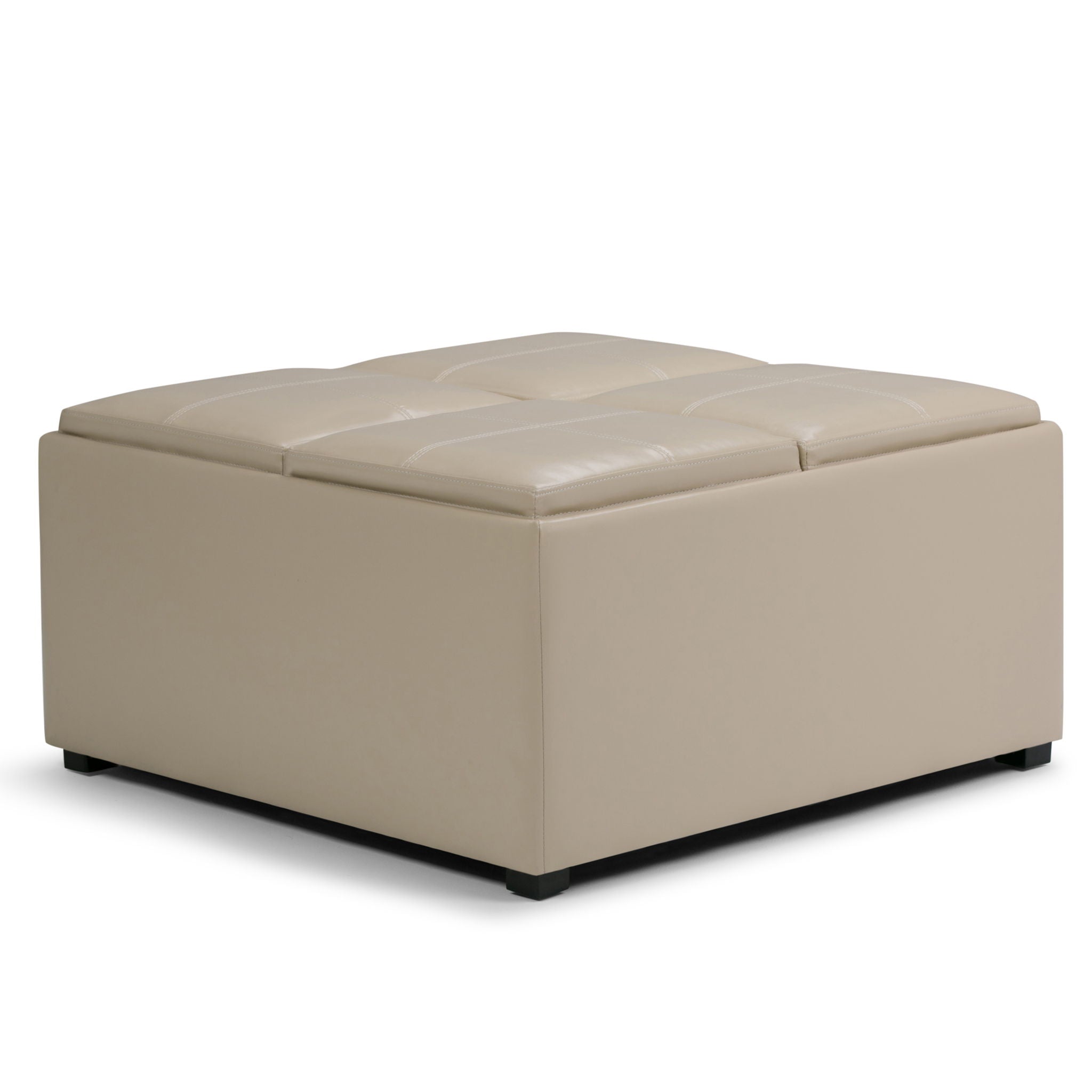 Avalon - Square Coffee Table, Storage Ottoman by HouseOfZazla
