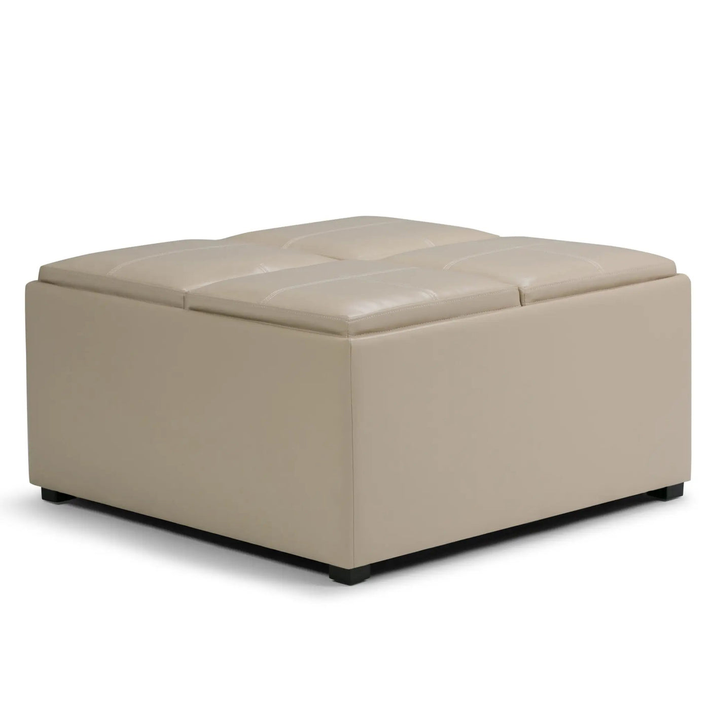 Avalon - Square Coffee Table, Storage Ottoman by Unique Piece Furniture