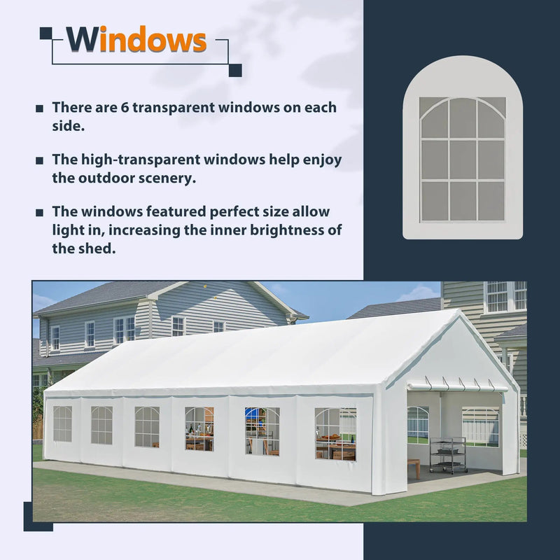 20x40FT Party Tent Heavy Duty, Large Wedding Event Shelters by HouseOfZazla