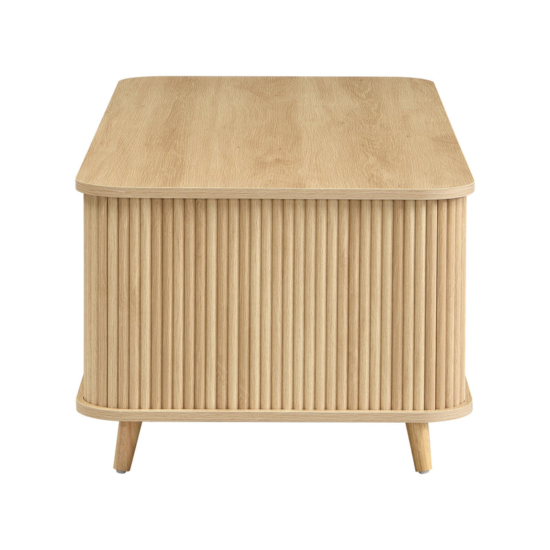 Mid-Century Modern Coffee Table with Storage by HouseOfZazla
