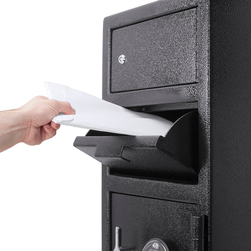 Large Locker Depository Safe With Digital Keypad 0 72 0 78 Cubic Ft - Black by HouseOfZazla