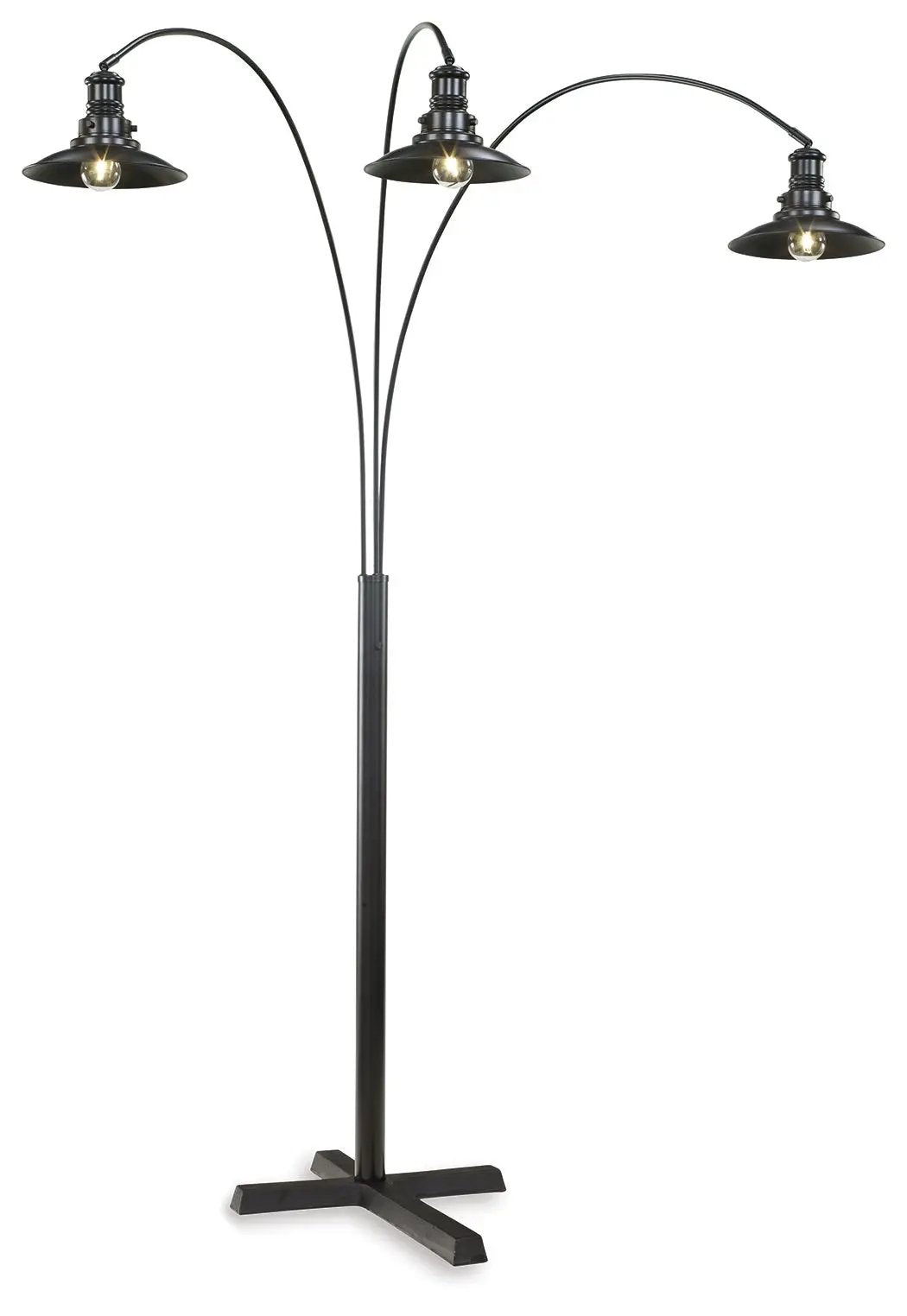 Sheriel - Metal Arc Lamp - Black by Unique Piece Furniture