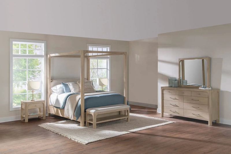 Solano 4-piece Eastern King Bedroom Set Weathered Mango by Unique Piece Furniture