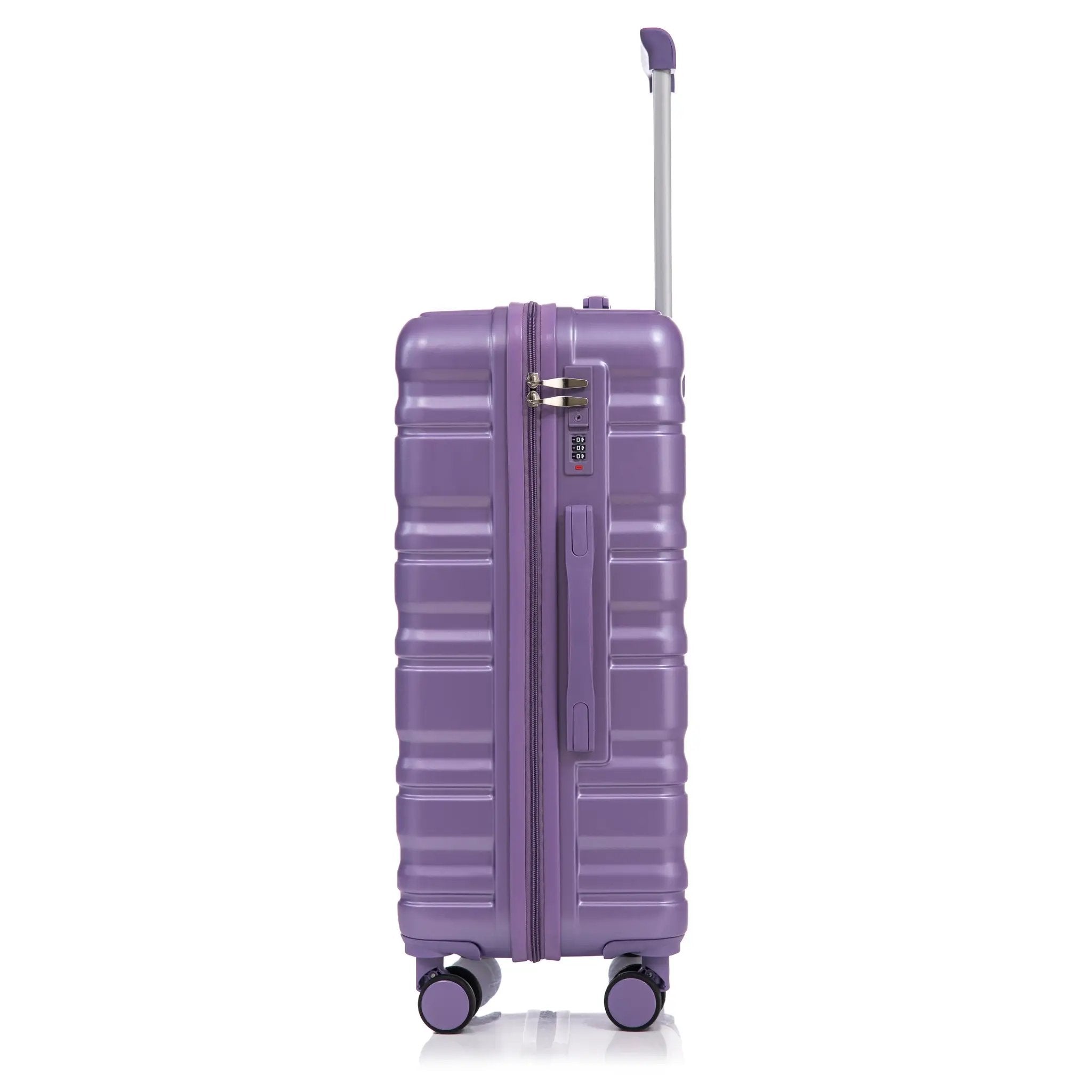 HIFINE Tourist 3-Piece ABS Spinner Wheel Luggage Set (Purple) by HouseOfZazla