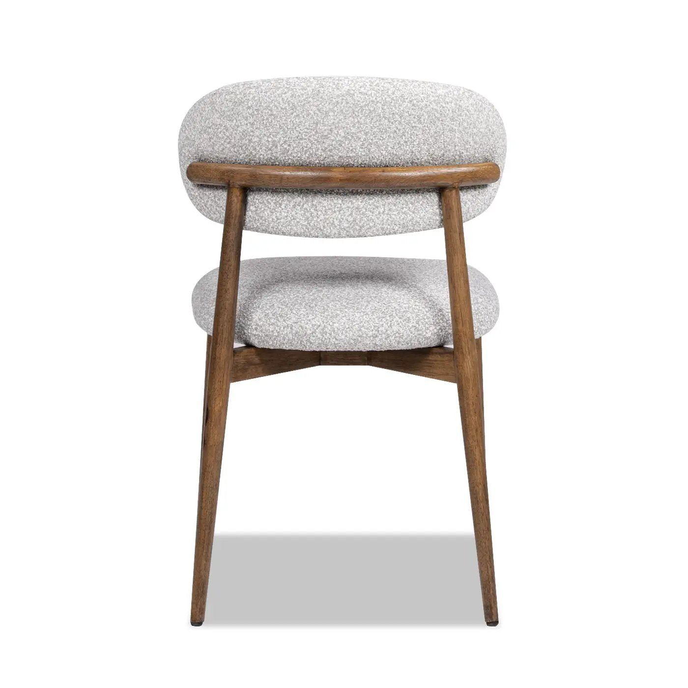 Locke - Modern Upholstered Dining Chair With Frame - Salt / Pepper by Unique Piece Furniture