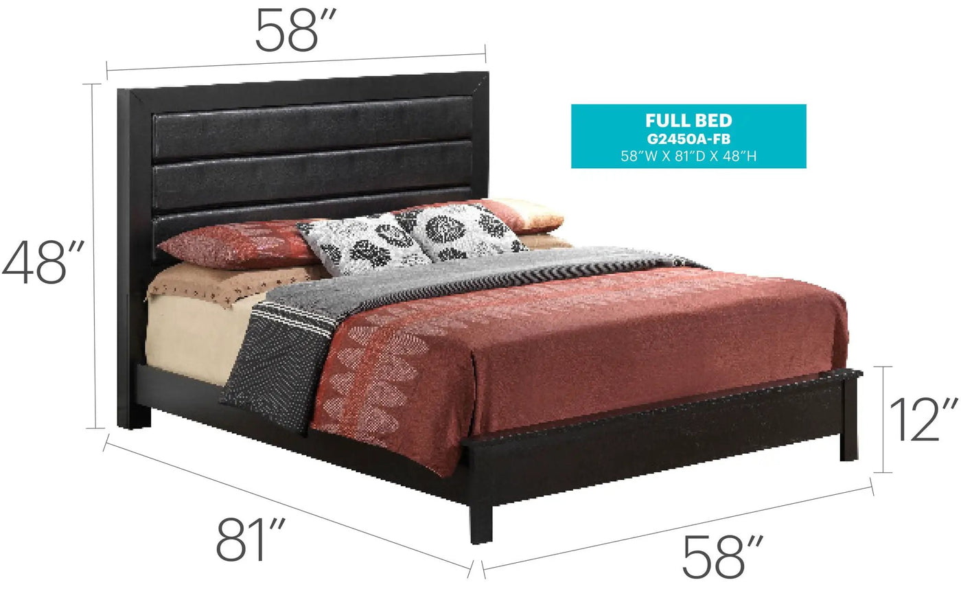 Transitional Modern Design Bed by HouseOfZazla
