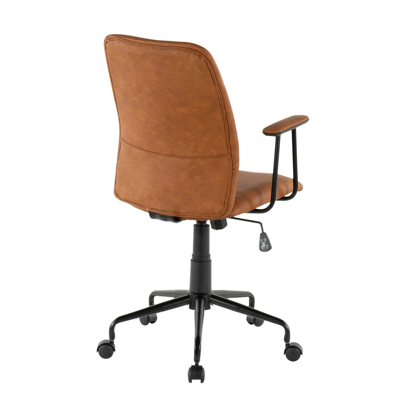 Fredrick - Contemporary Office Chair - Brown by HouseOfZazla