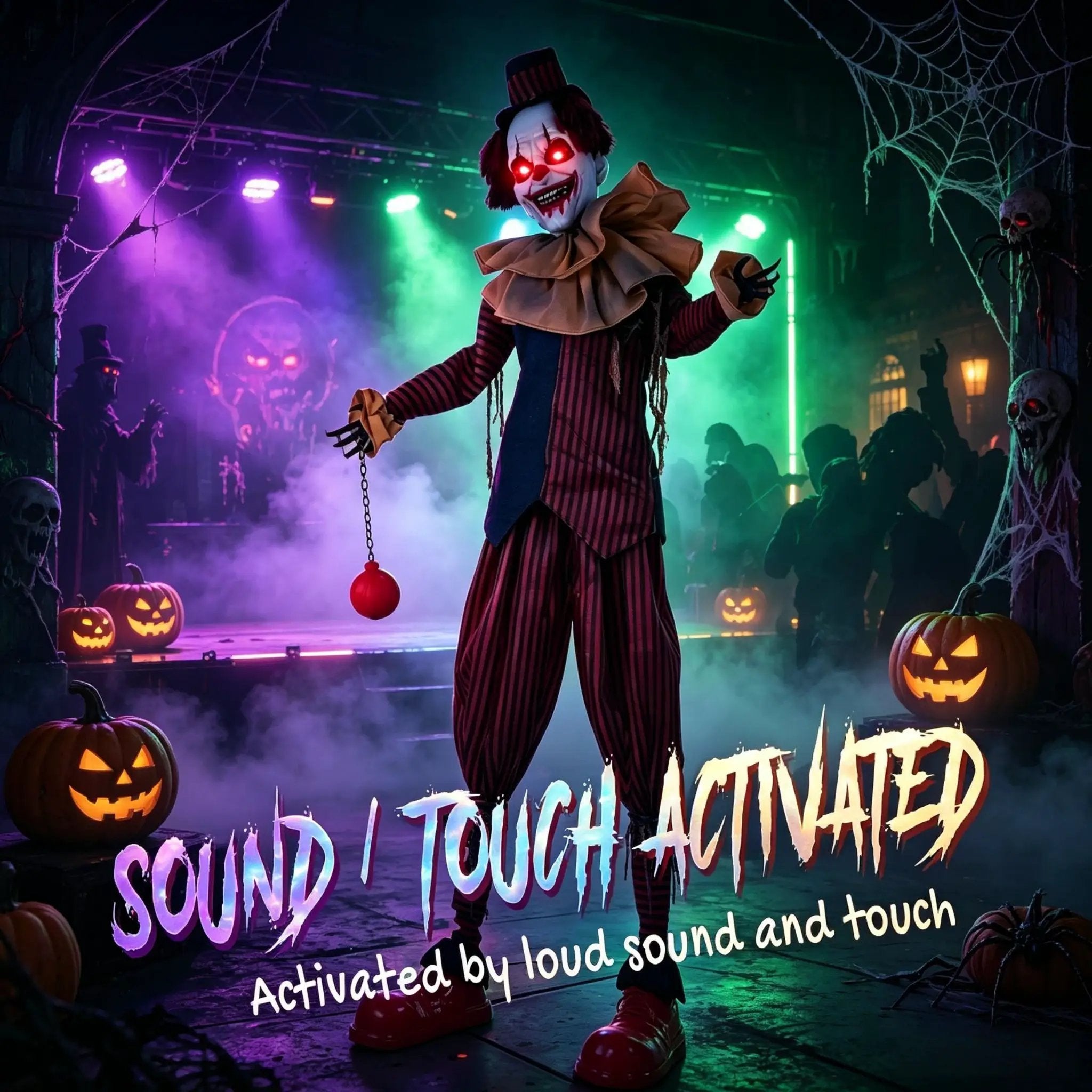 Creepy Circus Clown Decoration by HouseOfZazla