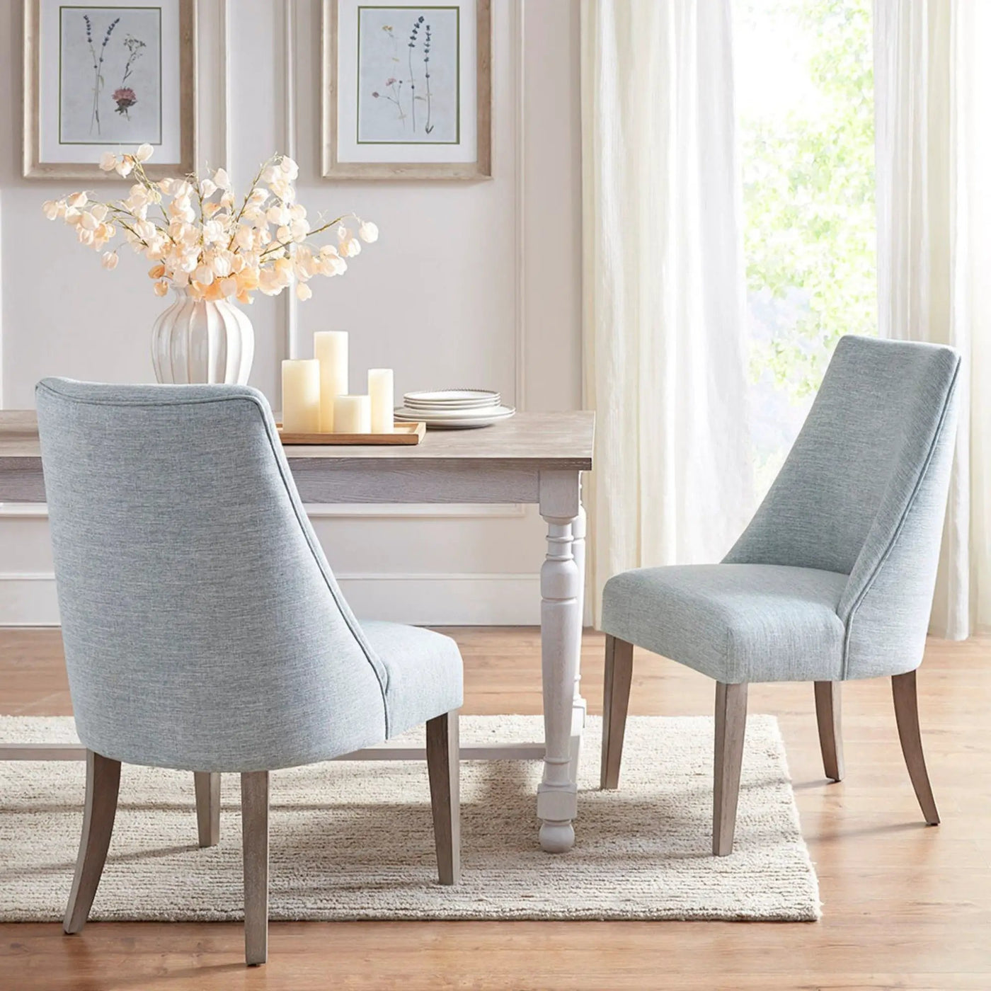 Comfortable Dining Chair Upholstered (Set of 2) by HouseOfZazla