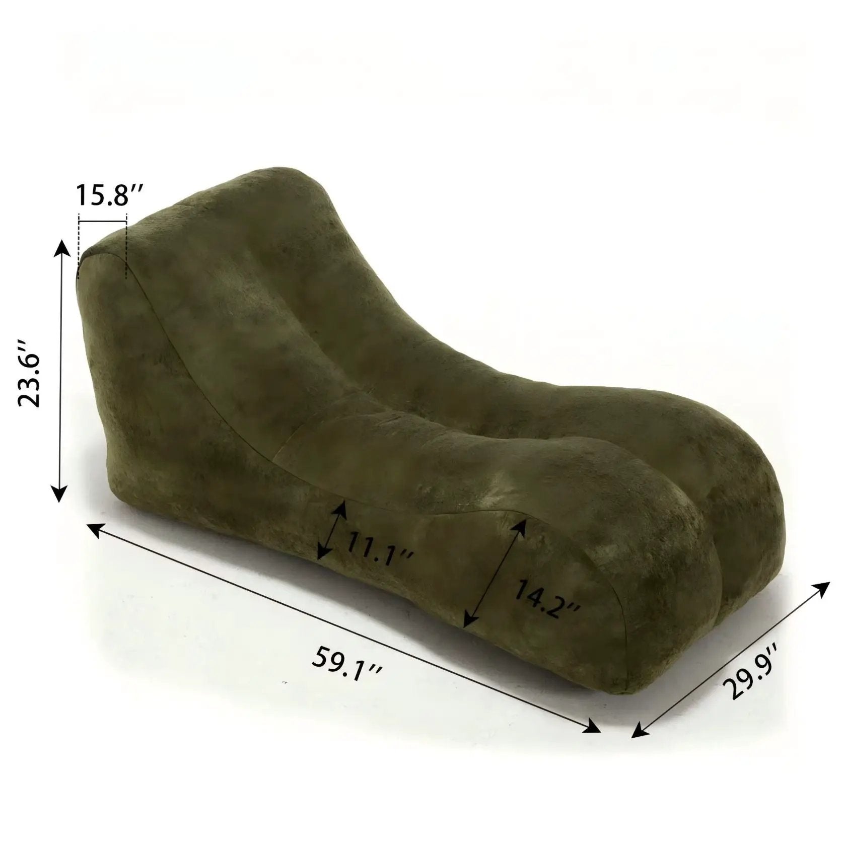 Creative Bean Bag Sofa Chair With High Quality Sponge Filling by Unique Piece Furniture