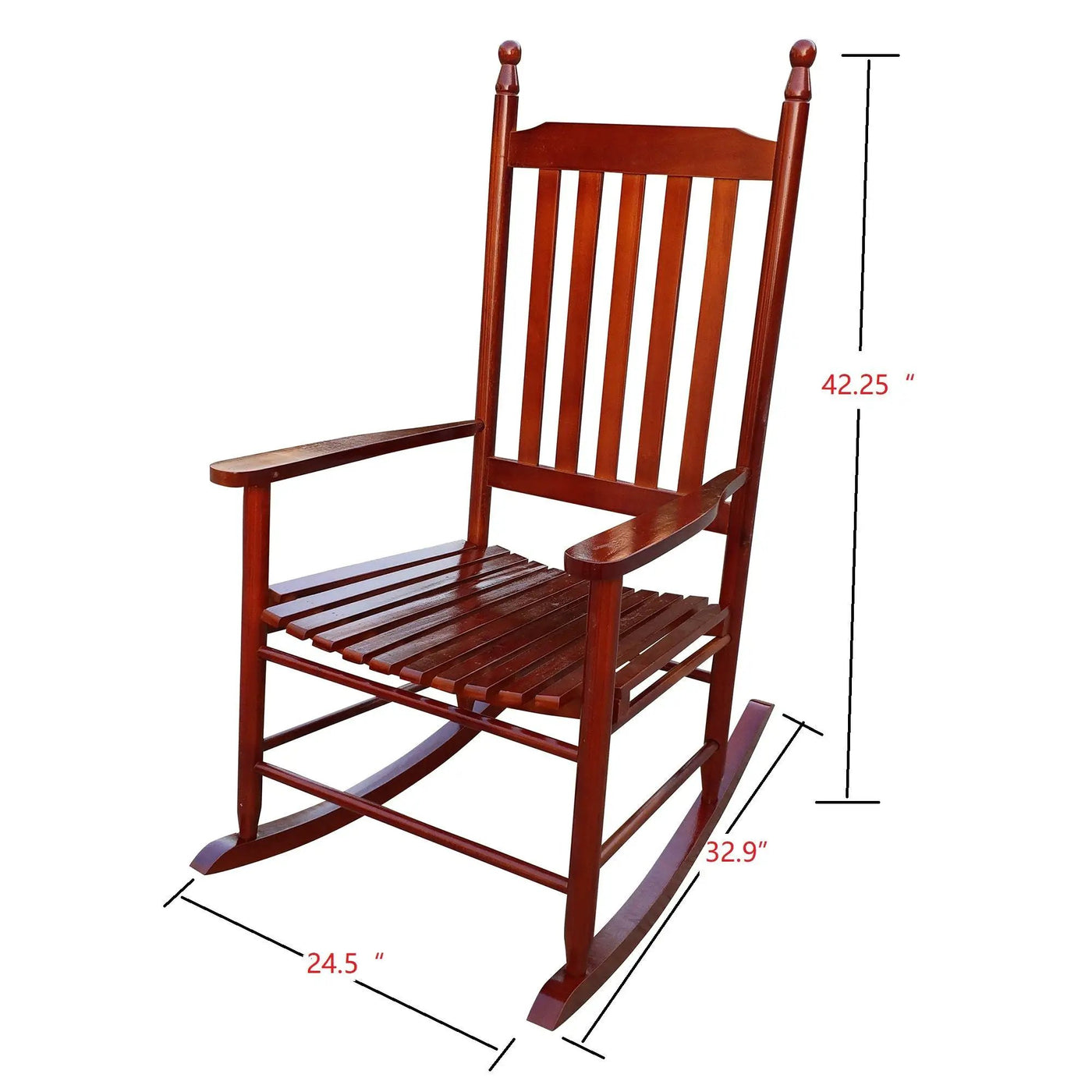 Wooden Porch Rocker Chair by Unique Piece Furniture