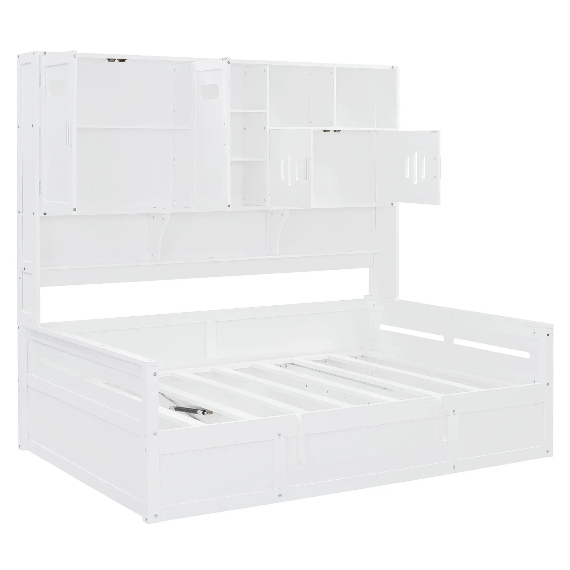 Daybed With All-In-One Cabinet And Shelf by HouseOfZazla