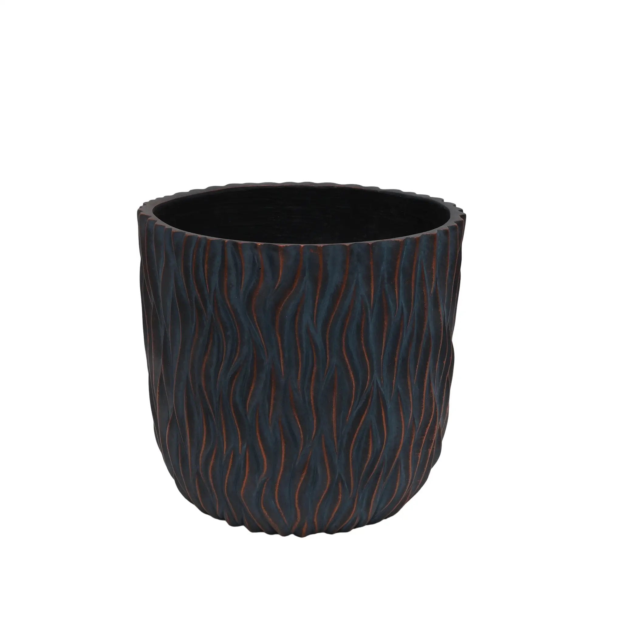 Large Round Planters Set of 2 by HouseOfZazla