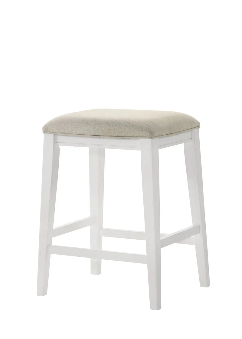 Sasha - 17" Counter Height Stool With Upholstered Seat by Unique Piece Furniture