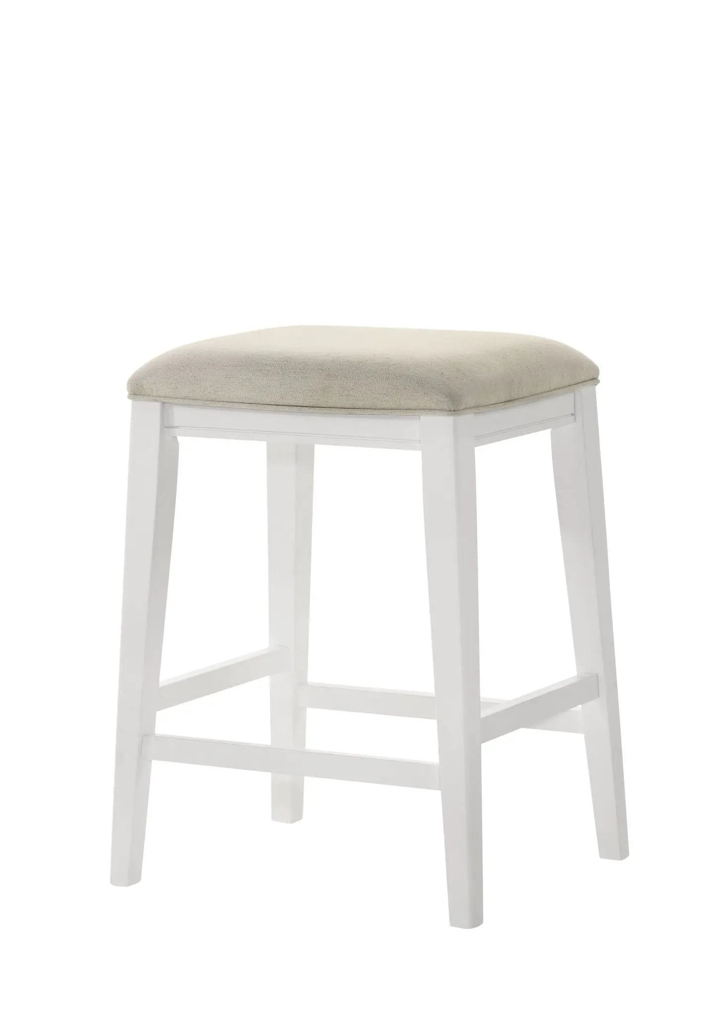 Sasha - 17" Counter Height Stool With Upholstered Seat by HouseOfZazla