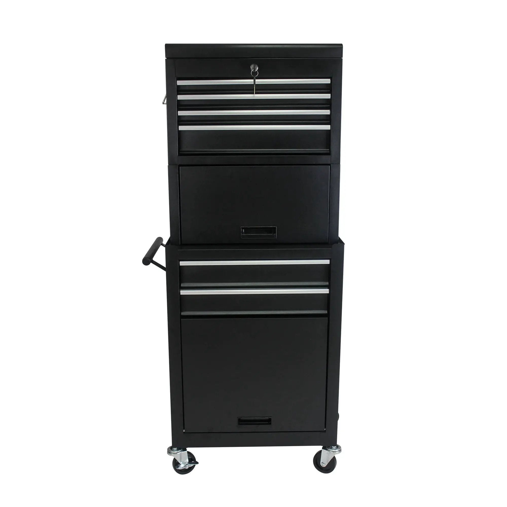 6 Drawer Lockable Tool Cabinet On Wheels With Detachable Toolbox by HouseOfZazla